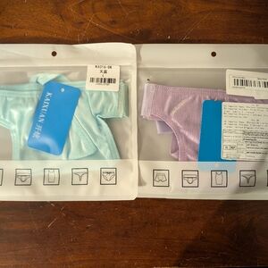 Men's Thongs Light Blue and Lavender